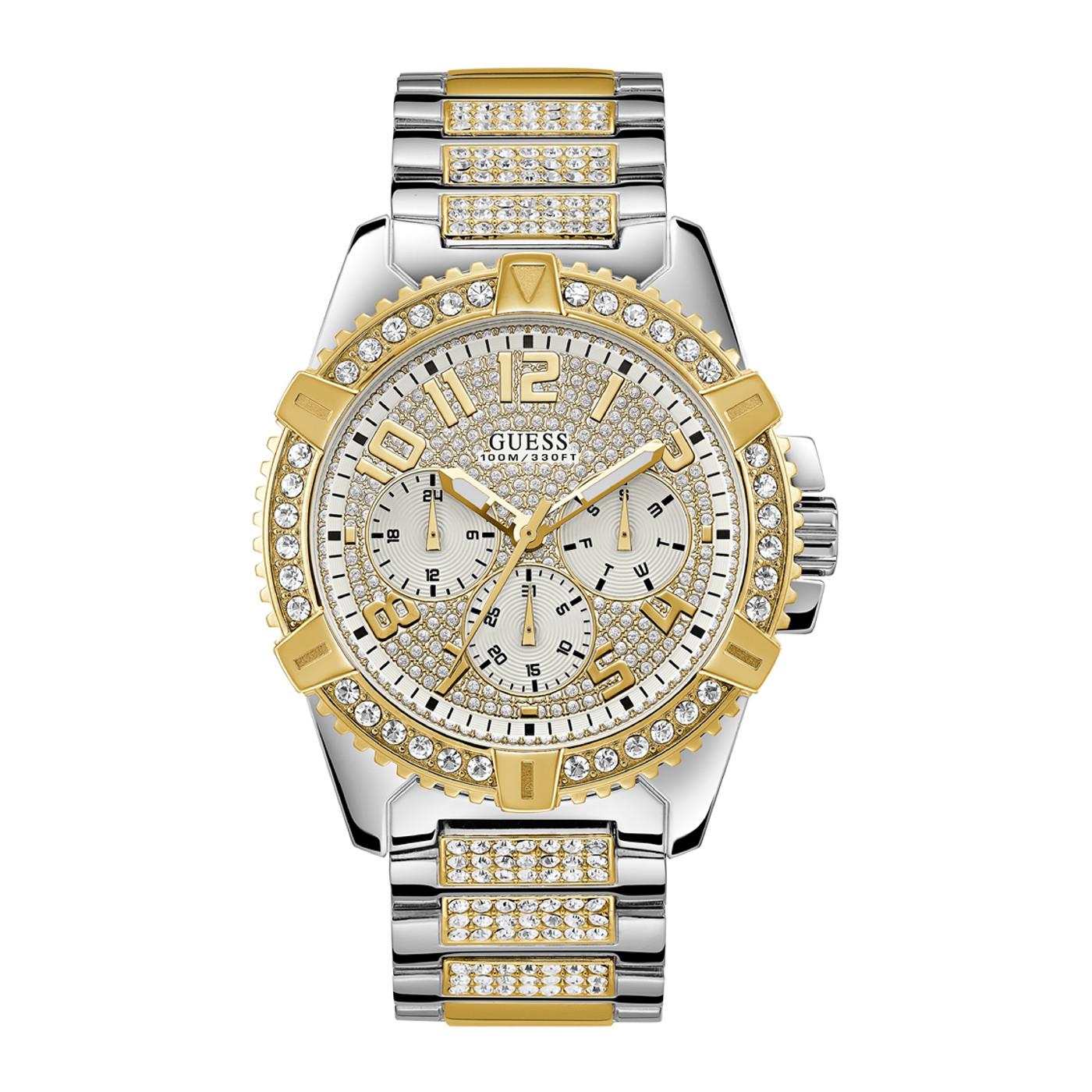 Guess W0799G4 Gold Tone Frontier Men's Watch Guess W0799G4 Gold Tone Frontier Men's Watch